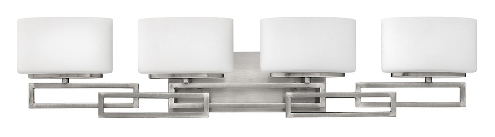Large Four Light Vanity - Nickel