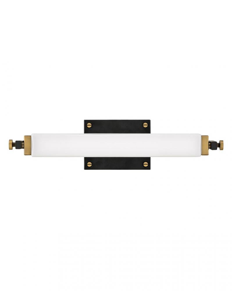 Small LED Vanity - Black|Brass