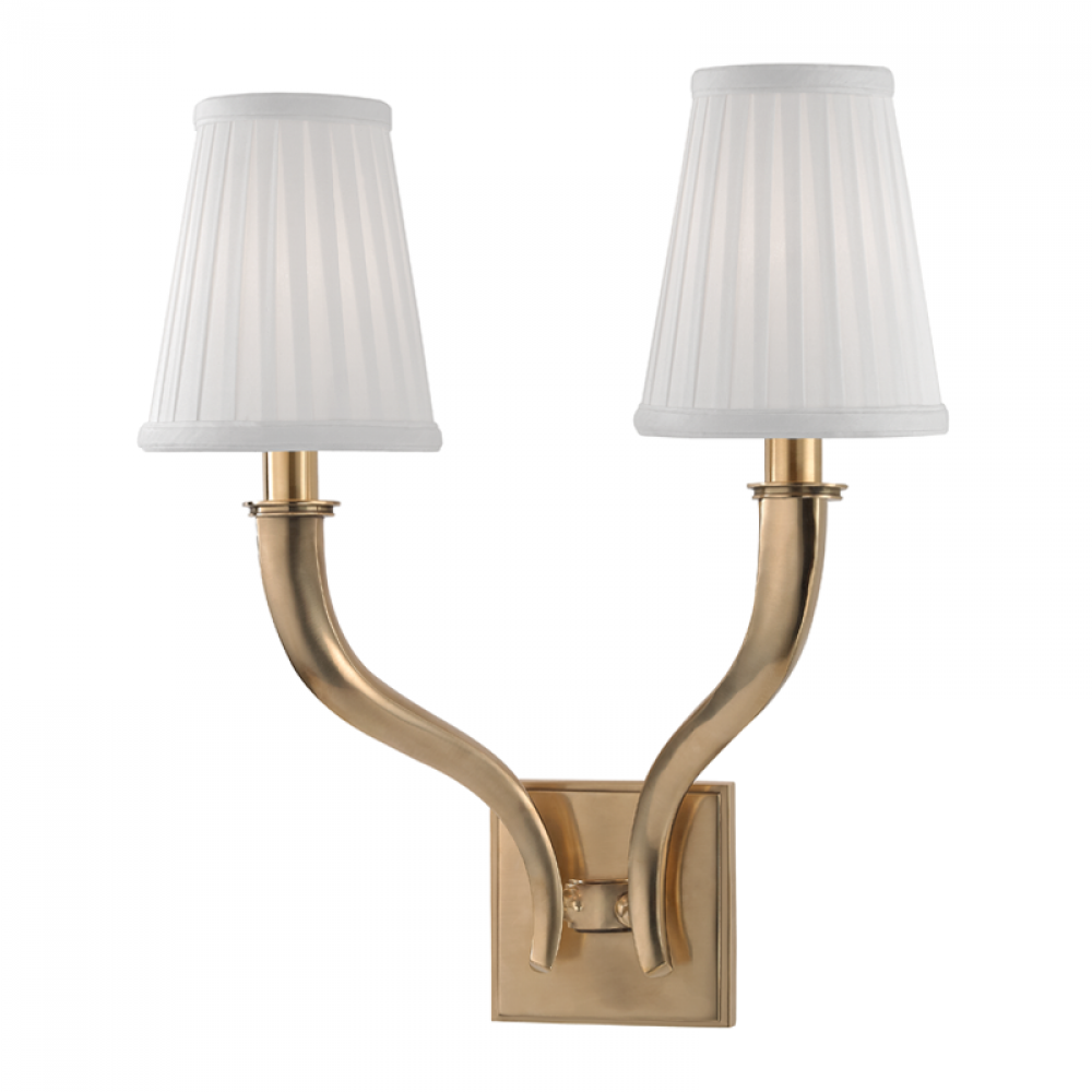 2 LIGHT WALL SCONCE