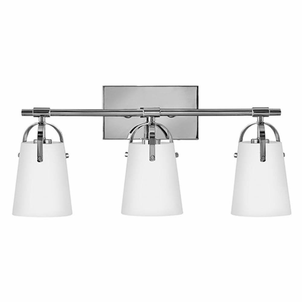 Medium Three Light Vanity - Chrome