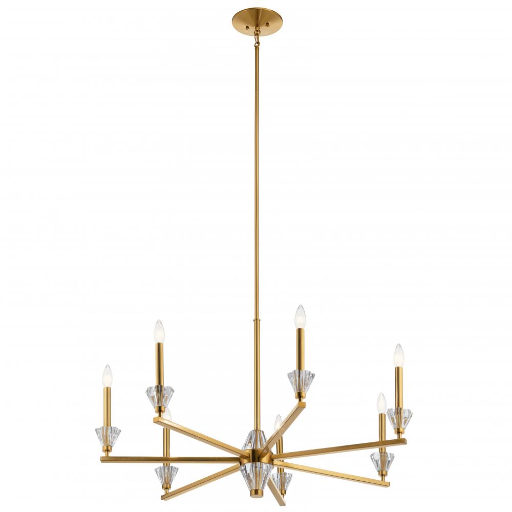 Calyssa?????7 Light Chandelier Fox Gold