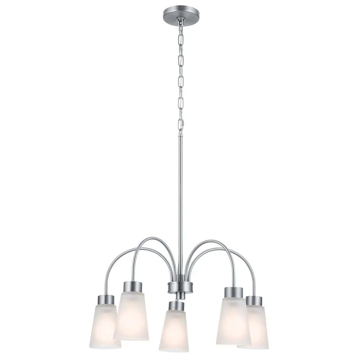 Erma 5 Light Chandelier (3 Finishes)