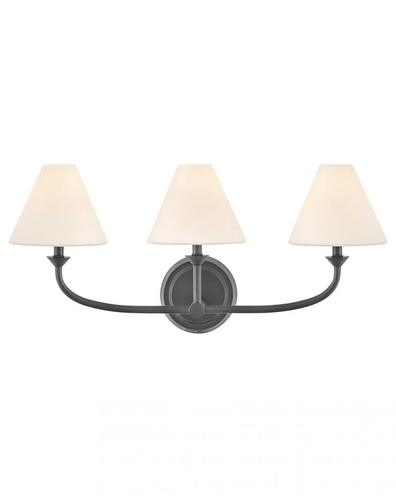 Medium Three Light Vanity - Combination Finishes