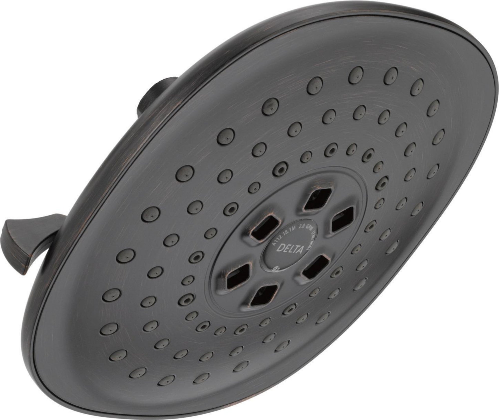 DELTA: 3 SETTING H2OKINETICS CONTEMPORARY RAINCAN SHOWERHEAD