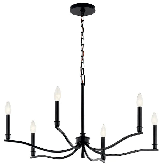 Malene 7 Light Chandelier (3 Finishes)