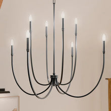 Load image into Gallery viewer, Malene 8 Light Chandelier (3 Finishes)
