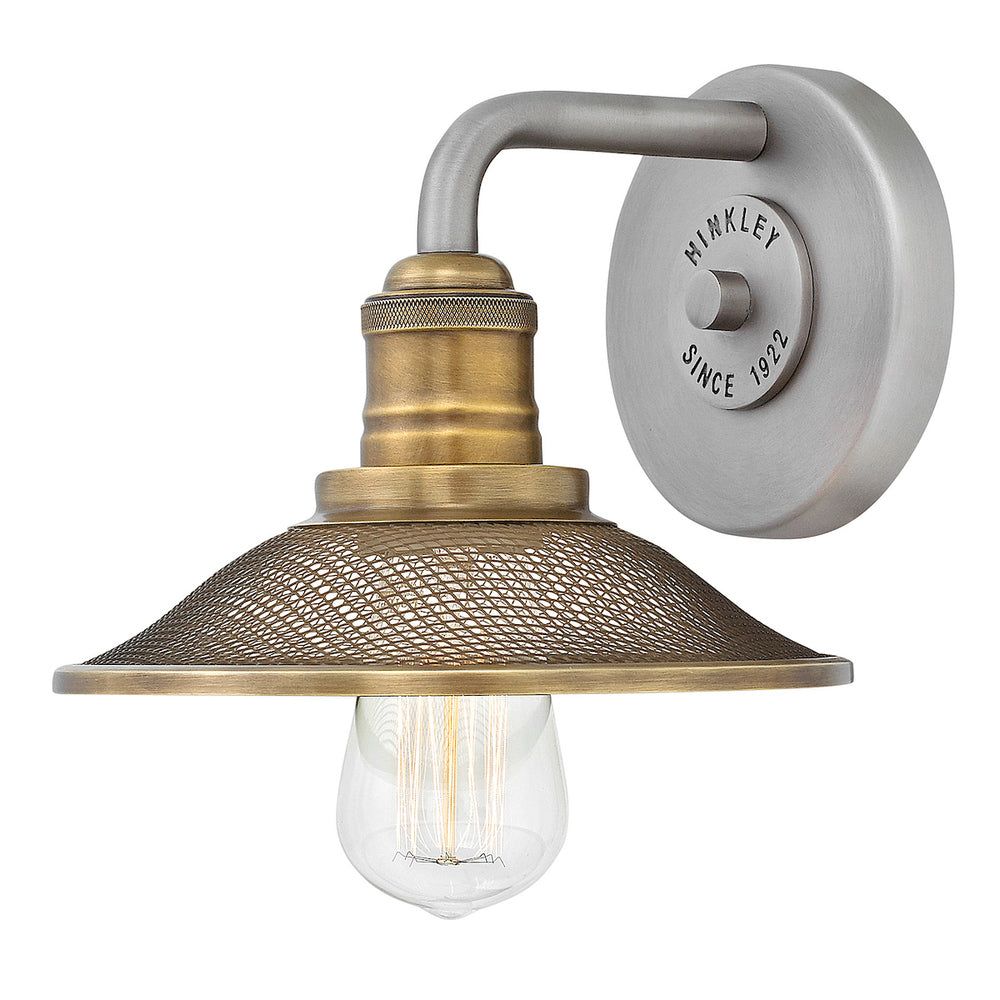 Small Single Light Vanity - Antique Nickel