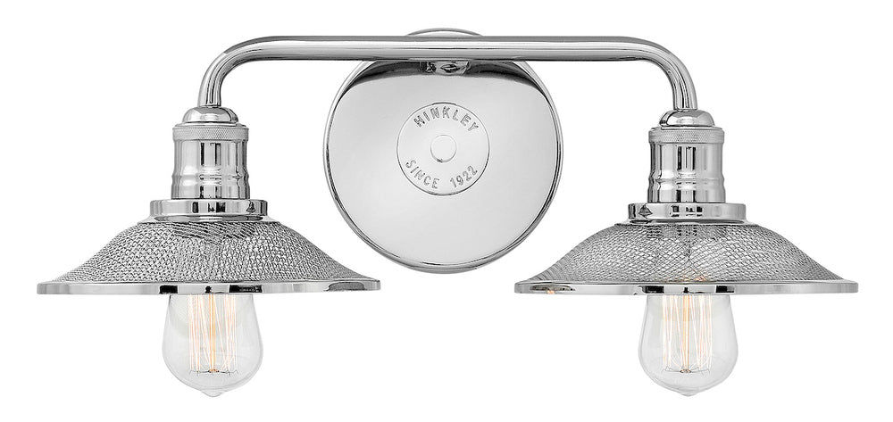 Small Two Light Vanity - Polished Nickel