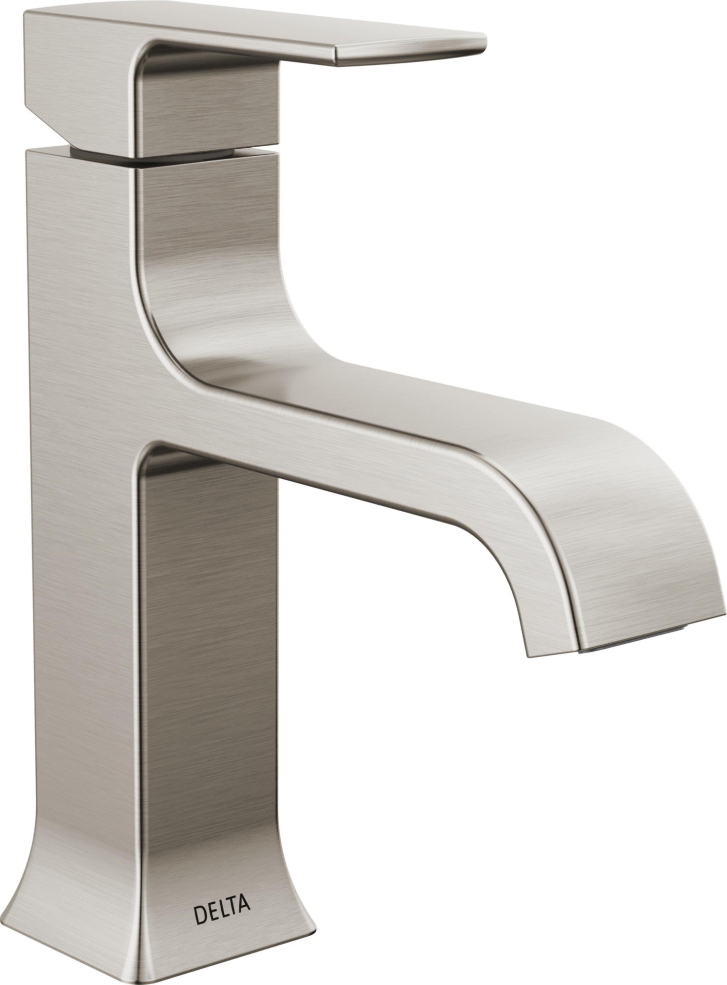 SINGLE HANDLE BATHROOM FAUCET CURVED SPO