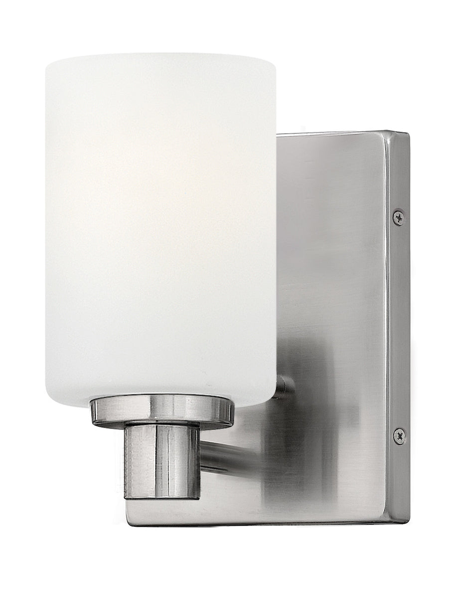 Small Single Light Vanity - Nickel