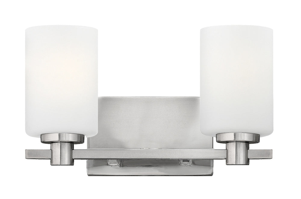 Small Two Light Vanity - Nickel