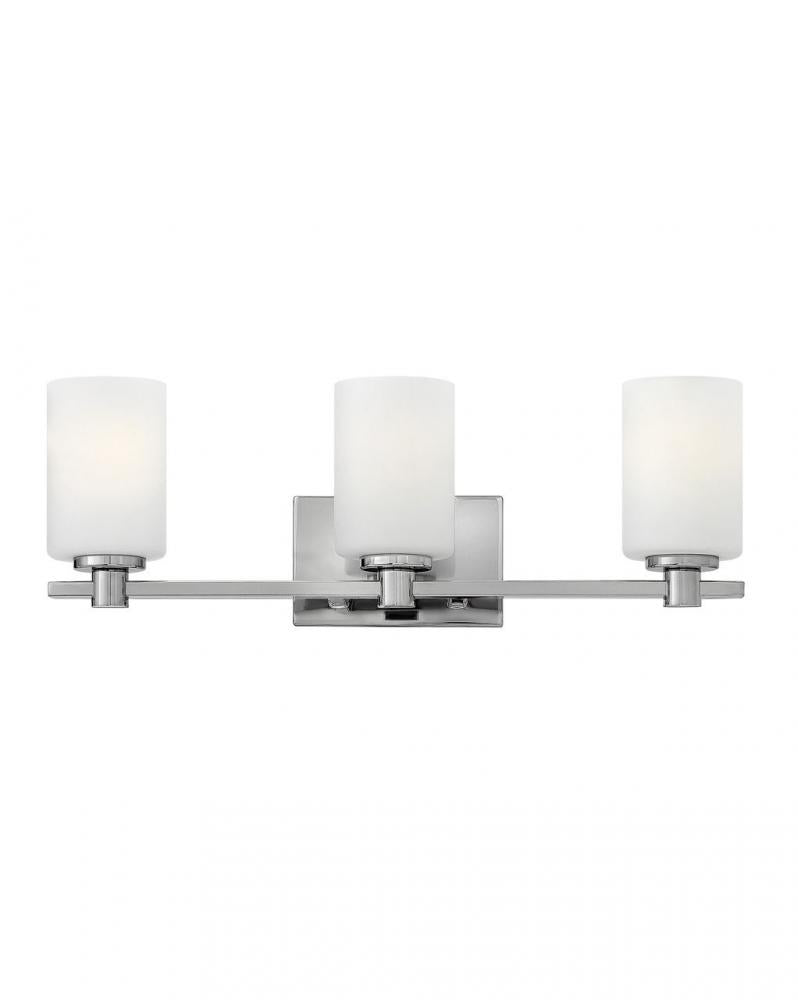 Medium Three Light Vanity - Chrome