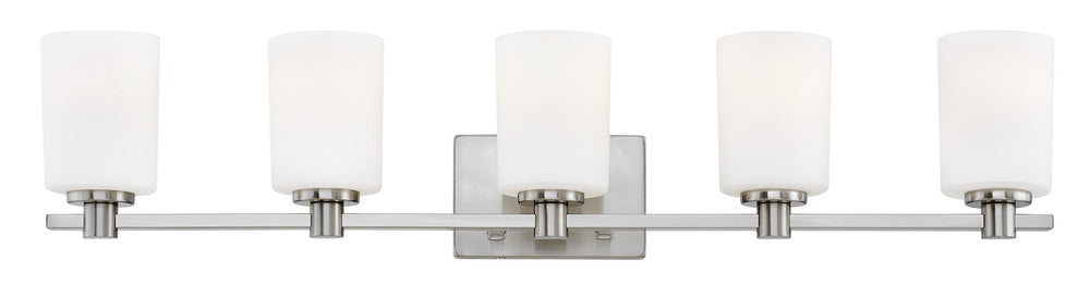Extra Large Five Light Vanity - Nickel