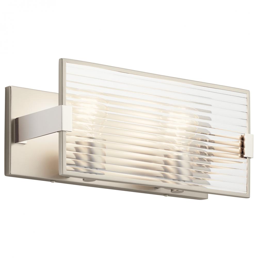 Logan??15" Linear Vanity Light Satin Nickel