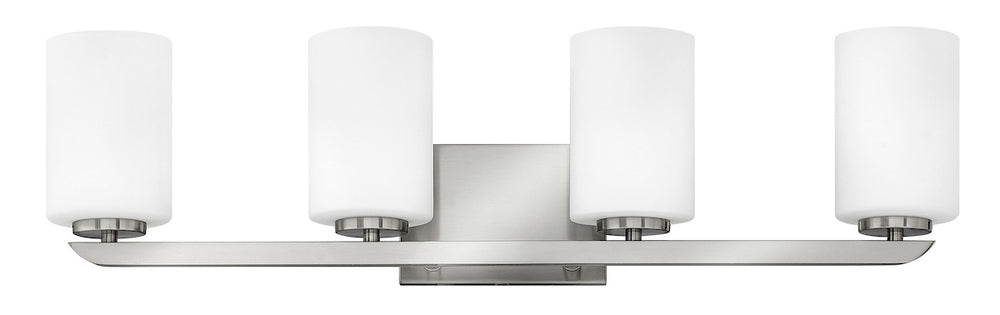 Large Four Light Vanity - Brushed Nickel