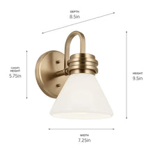 Load image into Gallery viewer, Farum Wall Sconce (3 Finishes)
