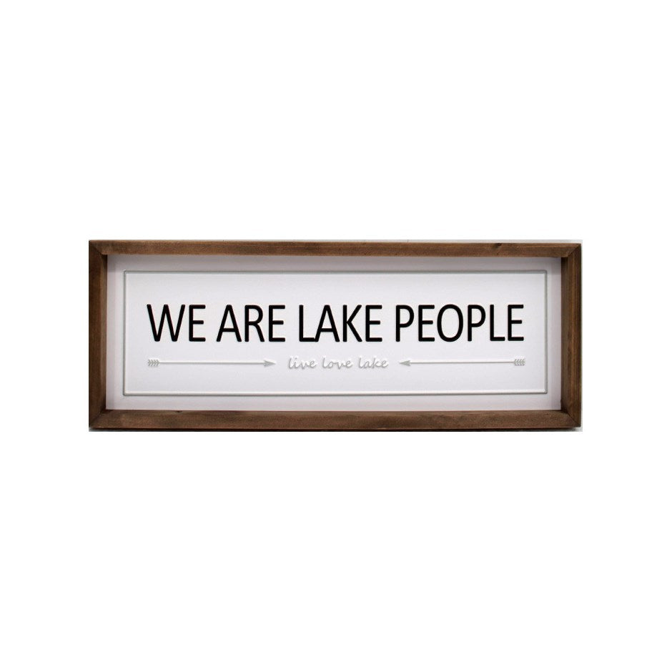 Lake People Sign