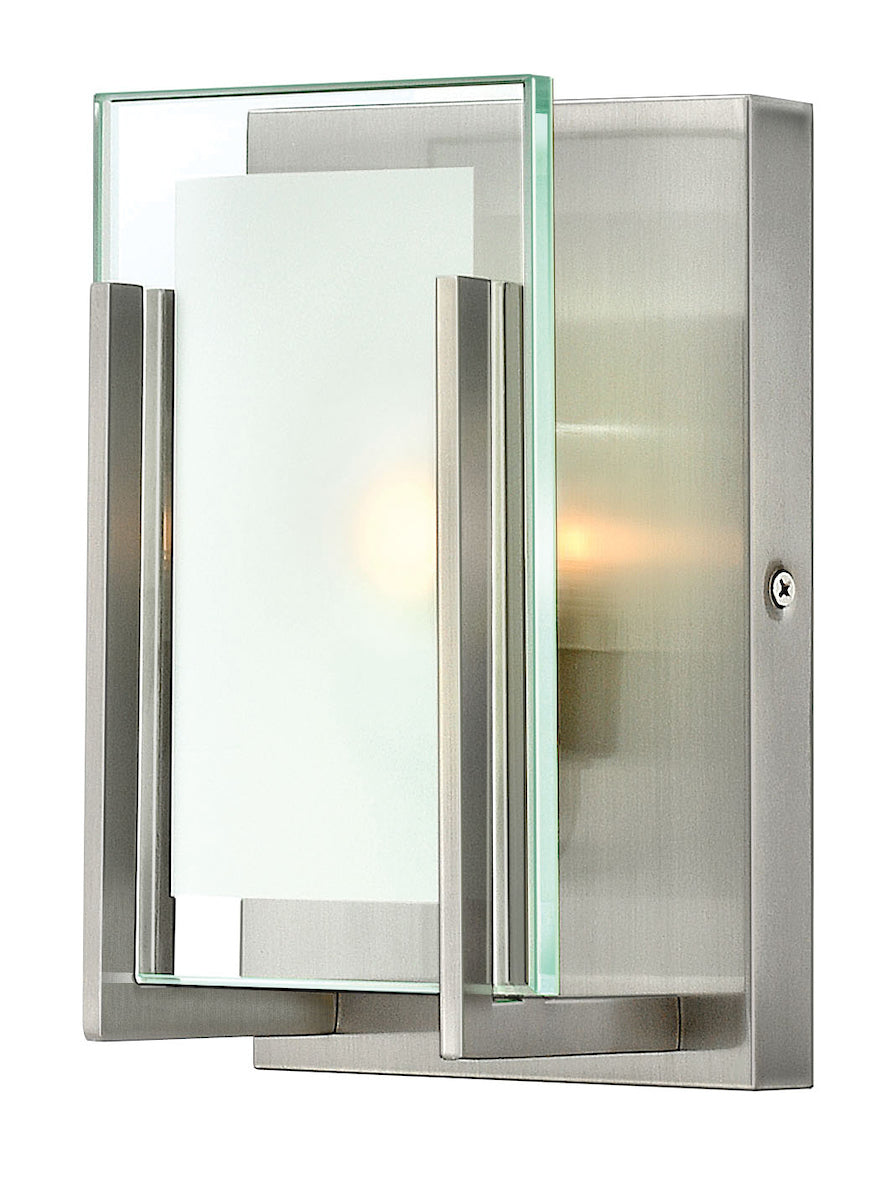 Small Single Light Vanity - Nickel