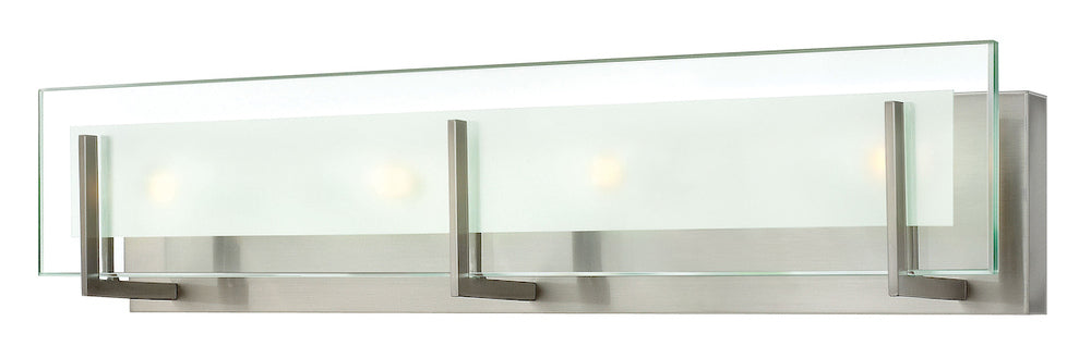 Large Four Light Vanity - Nickel