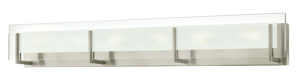 Extra Large Six Light Vanity - Nickel