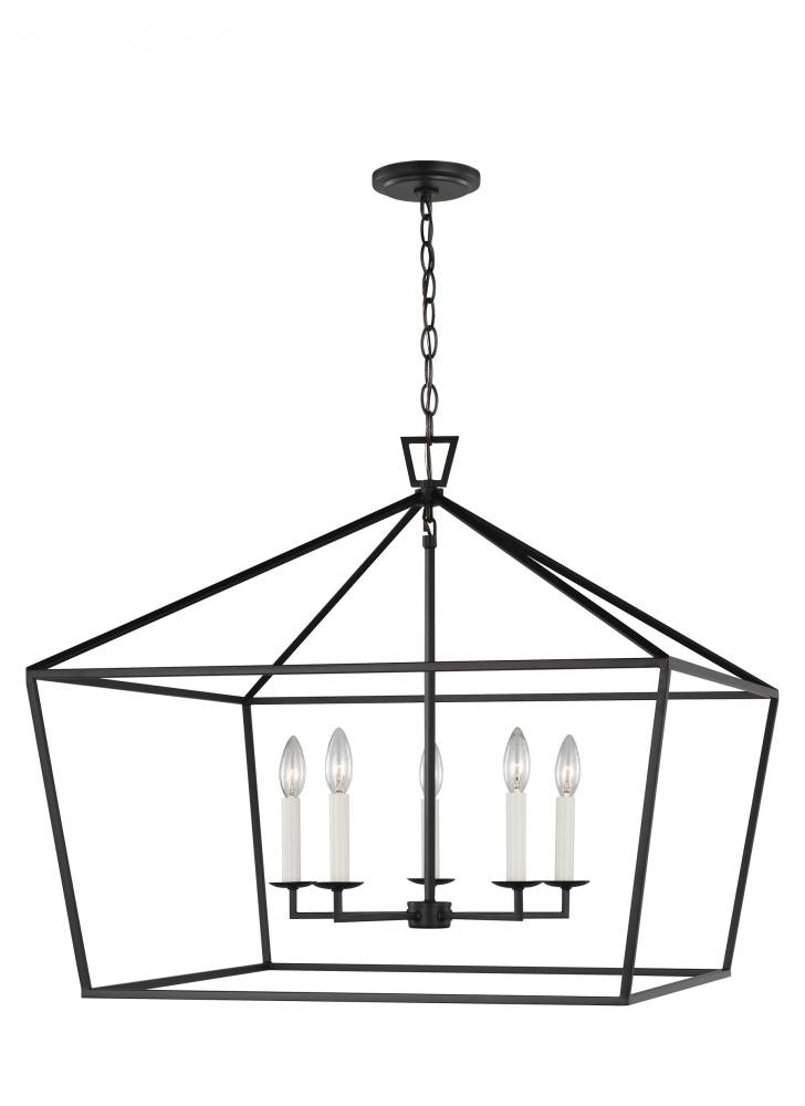 Dianna Five Light Wide Lantern