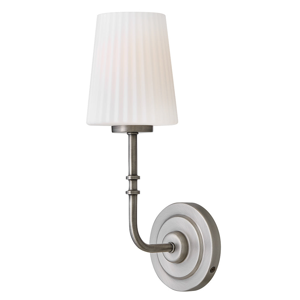 Medium Single Light Sconce - Nickel