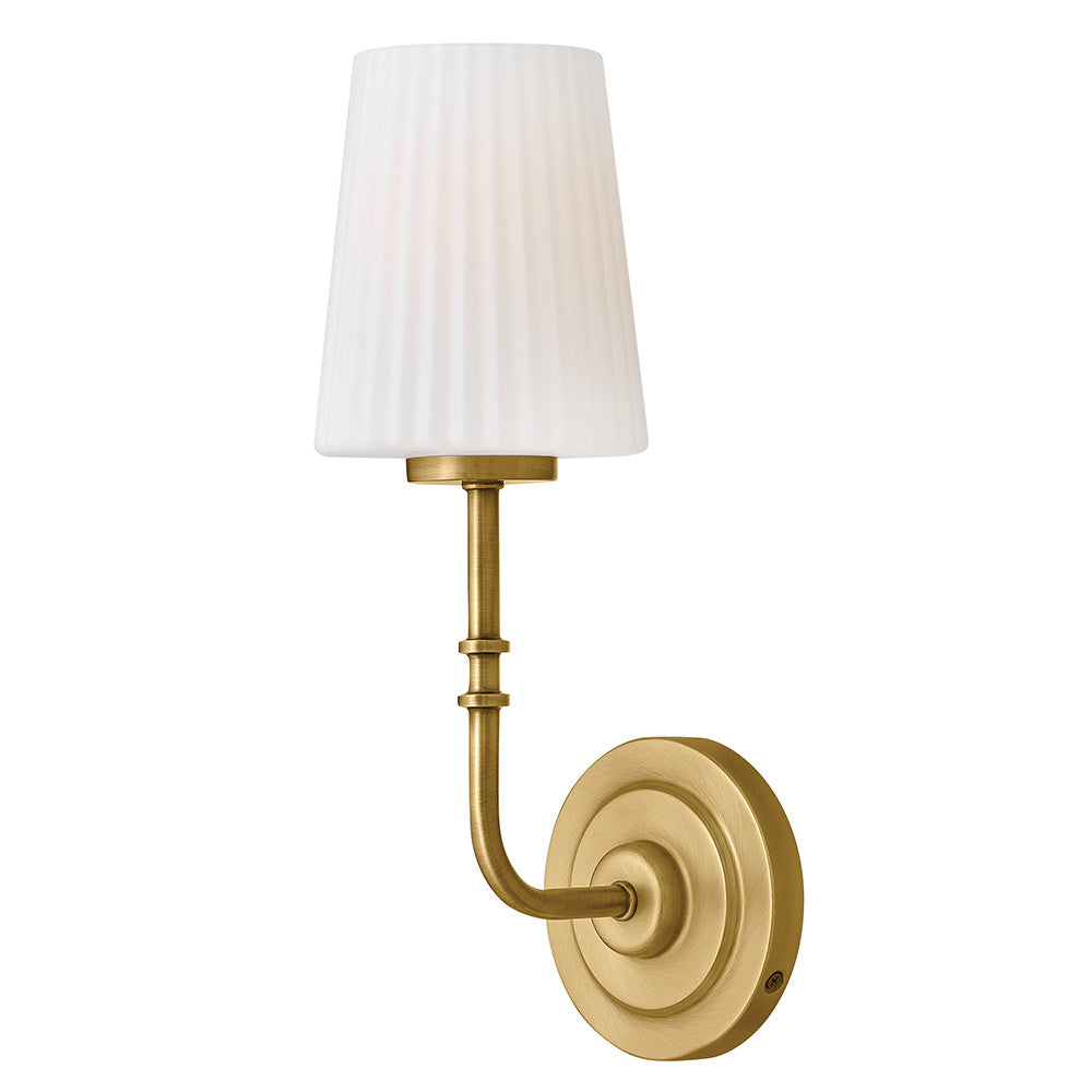 Medium Single Light Sconce - Brass