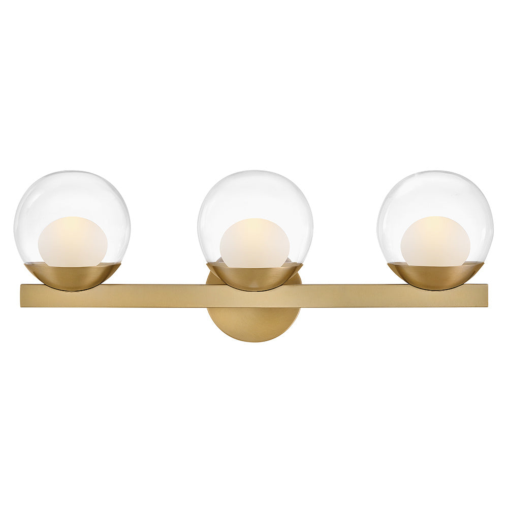 Medium Three Light Vanity - Brass
