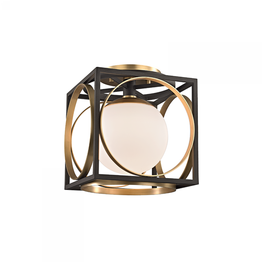 1 LIGHT SEMI FLUSH