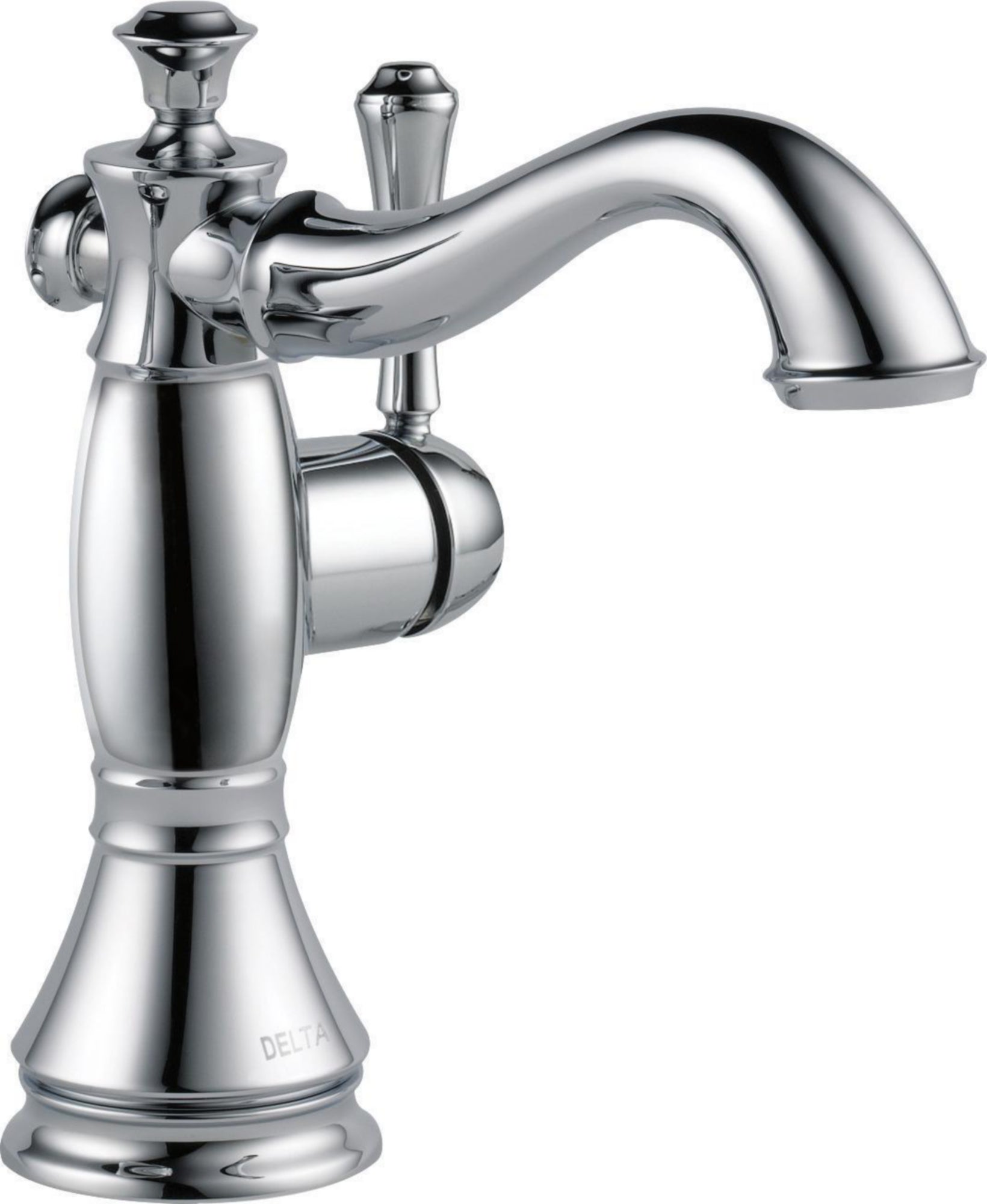SINGLE HOLE - SINGLE HANDLE-4" PLATE/METAL POP-UP           