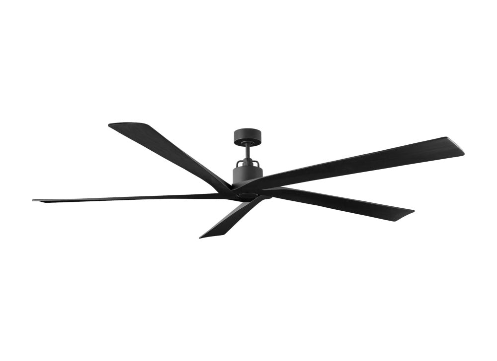 Aspen 84 Ceiling Fan in Midnight Black with Midnight Black Blades