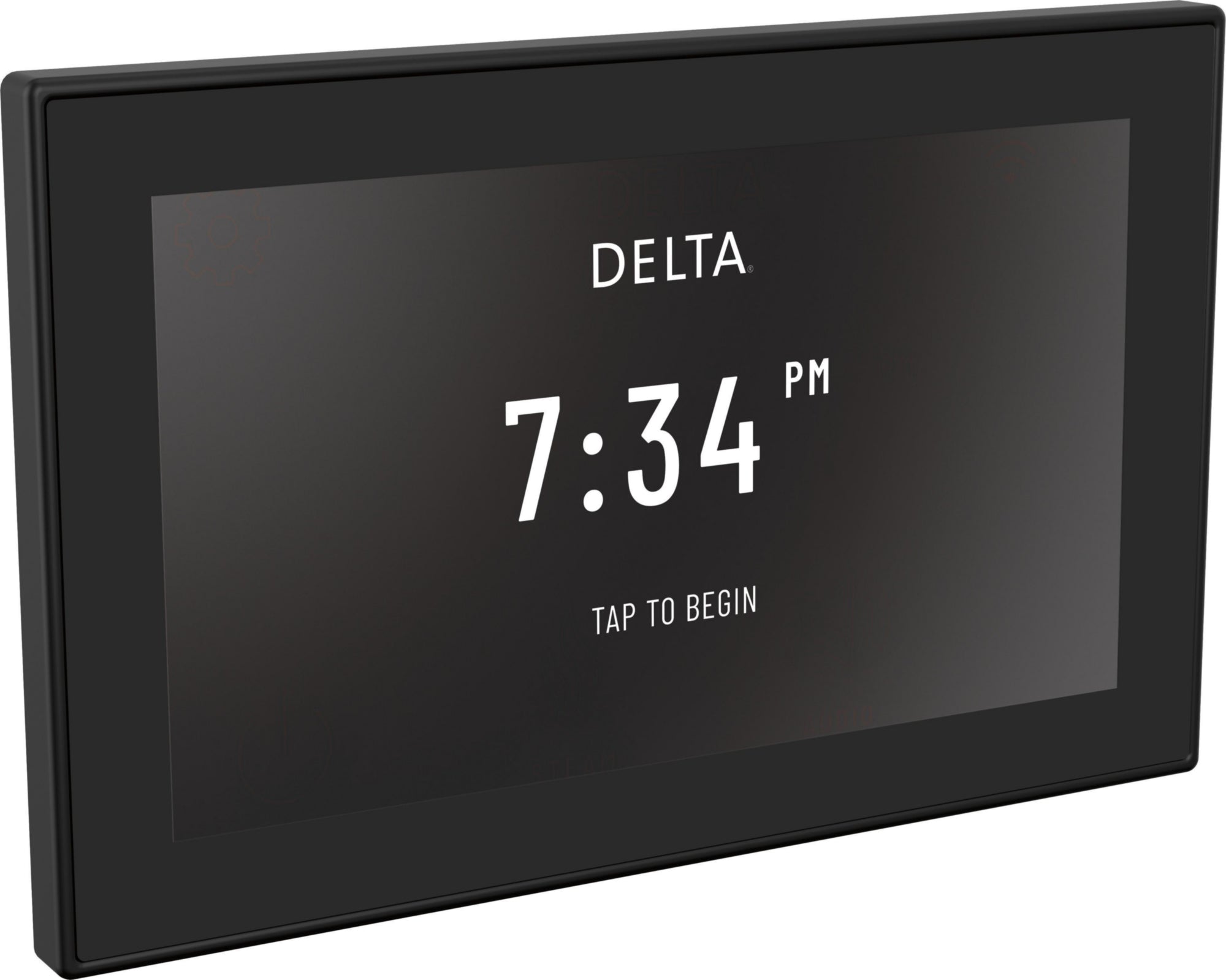 SHOWERSENSE  LINEAR SQUARE DI GITAL INTERFACE MATTE BLACK