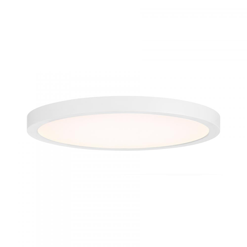 LED Flush Mount in White