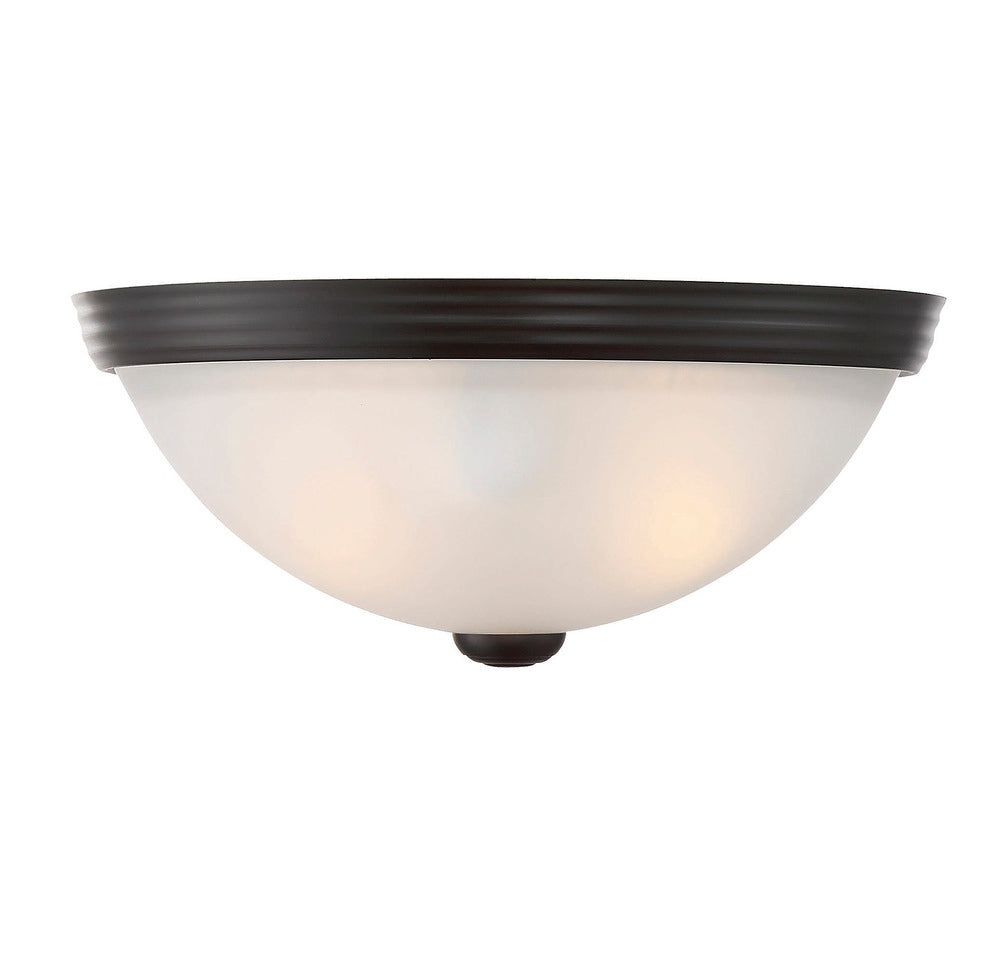 2-Light Ceiling Light in English Bronze