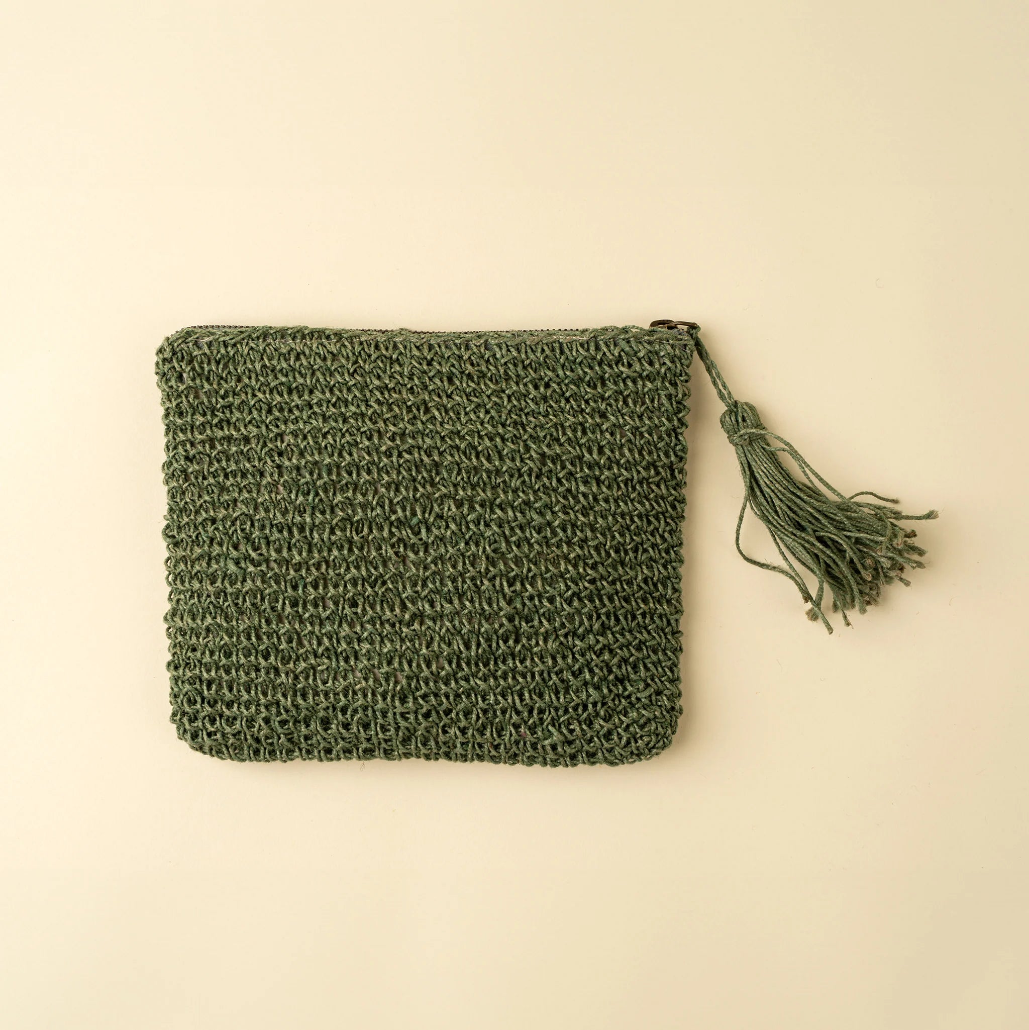Lola Woven Jute Pouch (Multiple Colours)