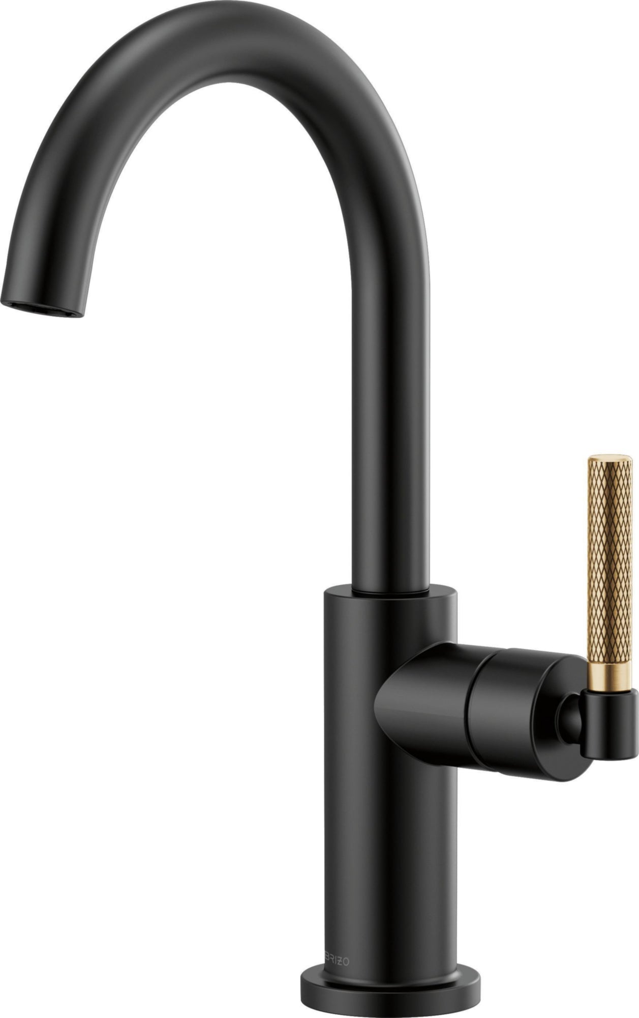 ARC SPOUT BAR, KNURLED HANDLE                               