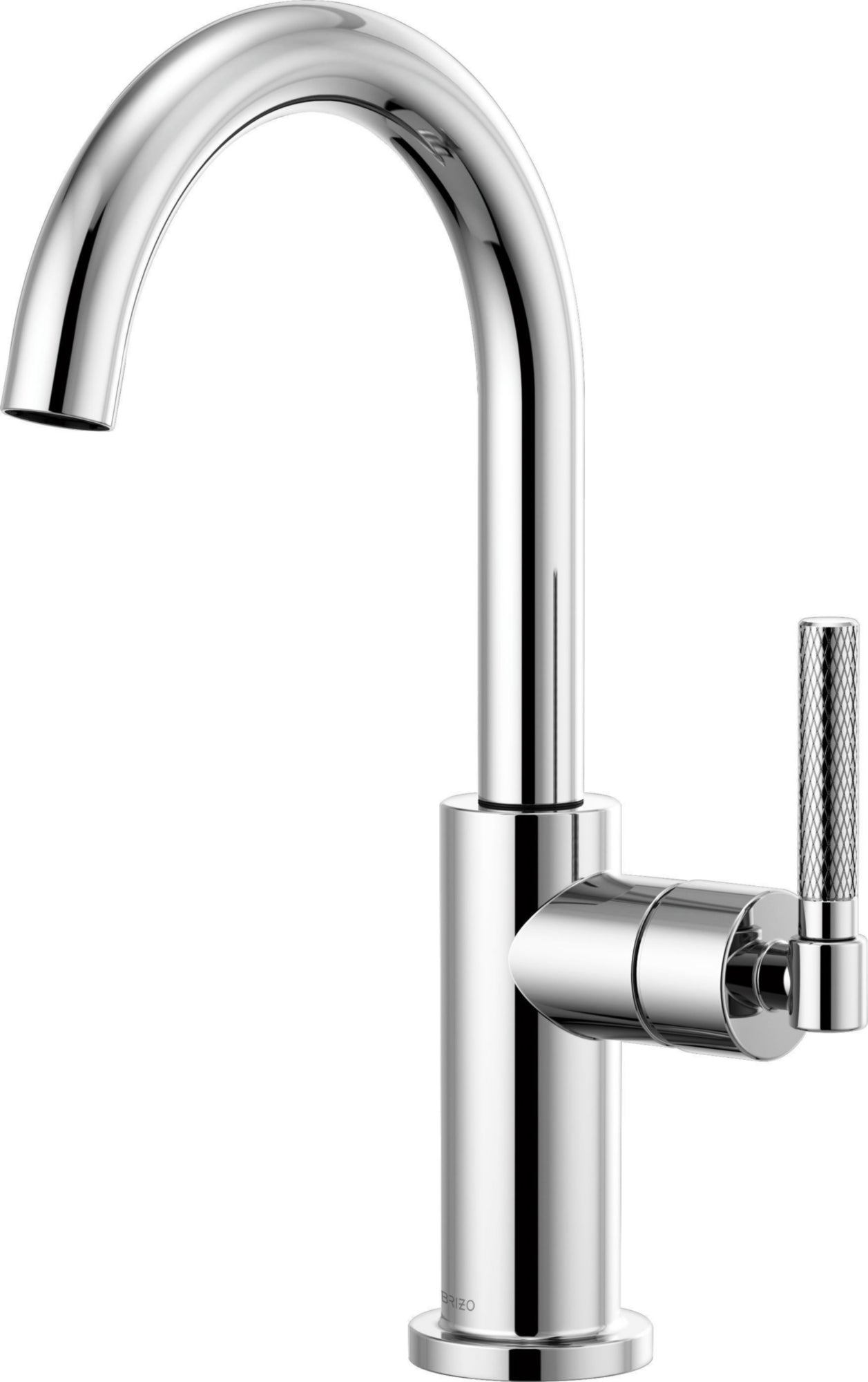 ARC SPOUT BAR, KNURLED HANDLE                               