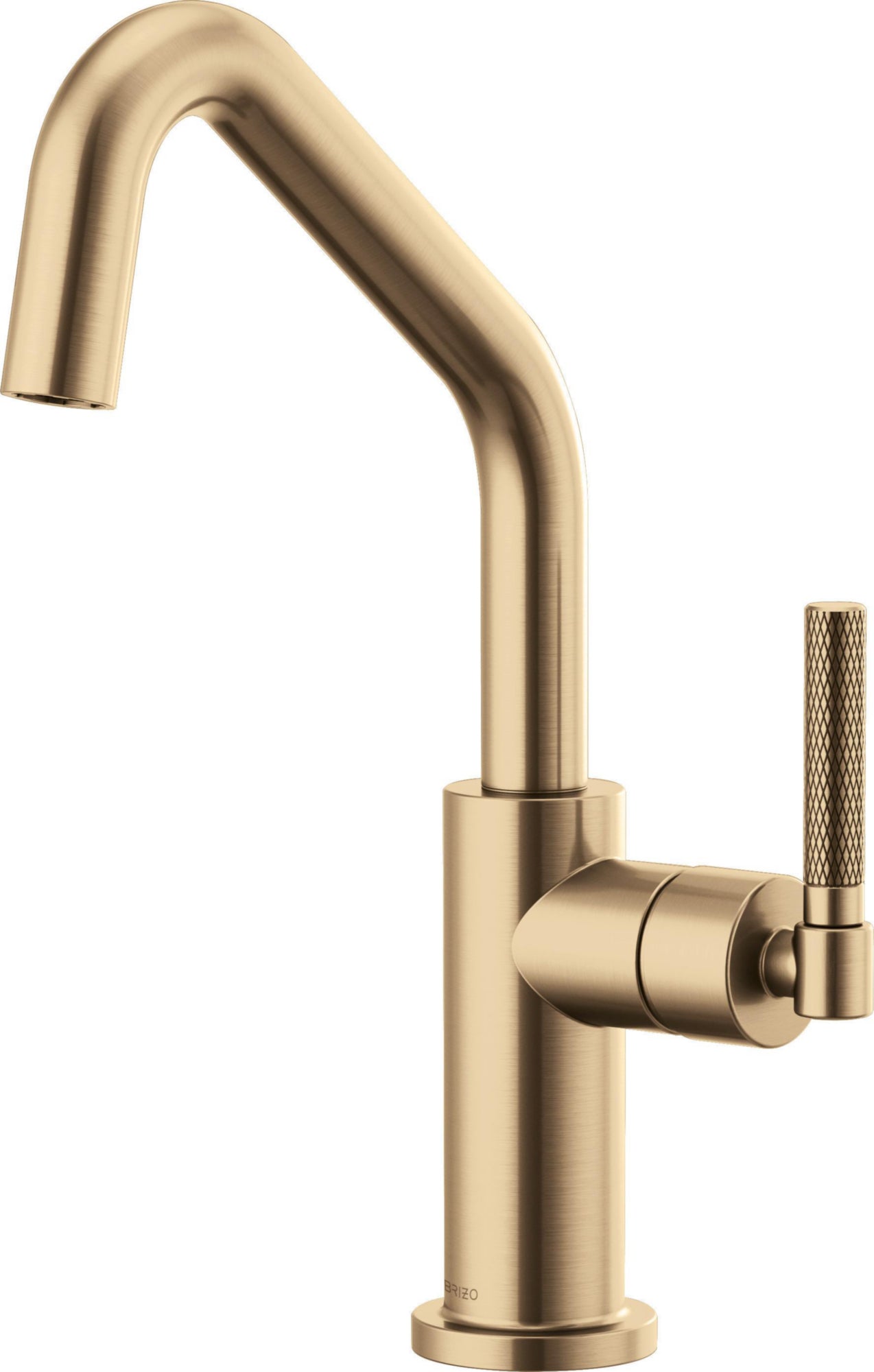 ANGLED SPOUT BAR, KNURLED HANDLE                            