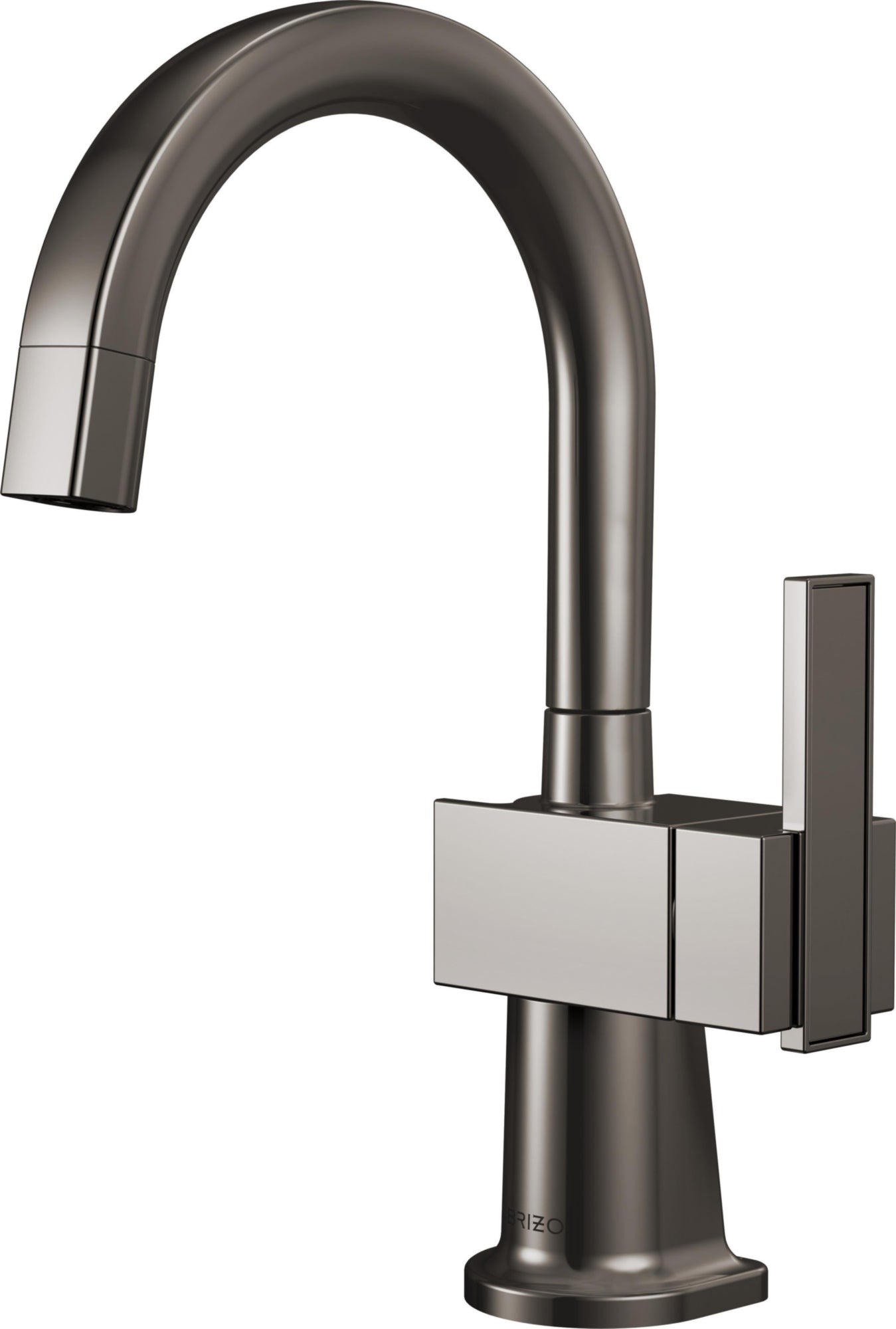 BEVERAGE FAUCET WITH ARC SPOUT
