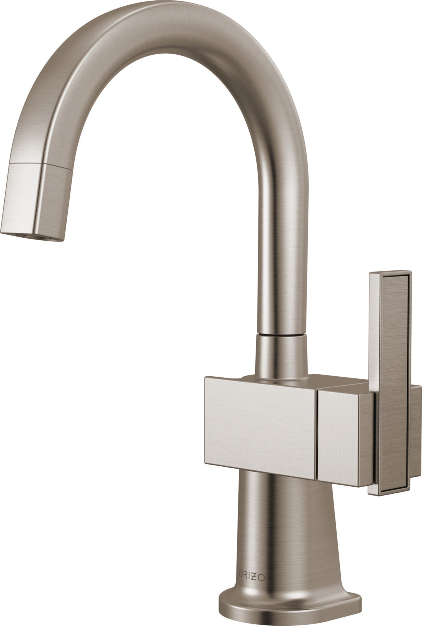 BEVERAGE FAUCET WITH ARC SPOUT