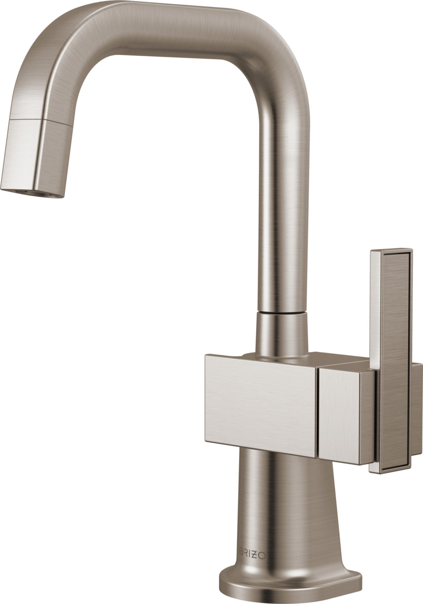 BEVERAGE FAUCET WITH SQUARE SPOUT