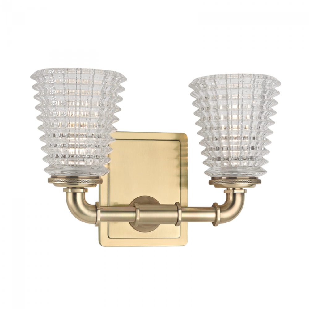 2 LIGHT BATH BRACKET