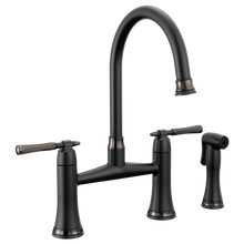 Load image into Gallery viewer, Tulham Bridge Kitchen Faucet with Side Spray (6 Finishes)
