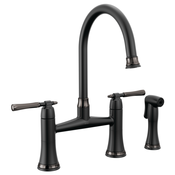 Tulham Bridge Kitchen Faucet with Side Spray (6 Finishes)