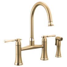 Load image into Gallery viewer, Tulham Bridge Kitchen Faucet with Side Spray (6 Finishes)
