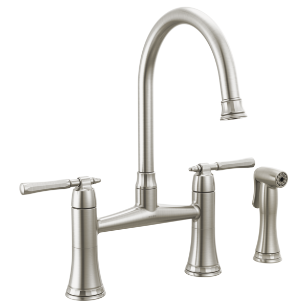 Tulham Bridge Kitchen Faucet with Side Spray - by Brizo