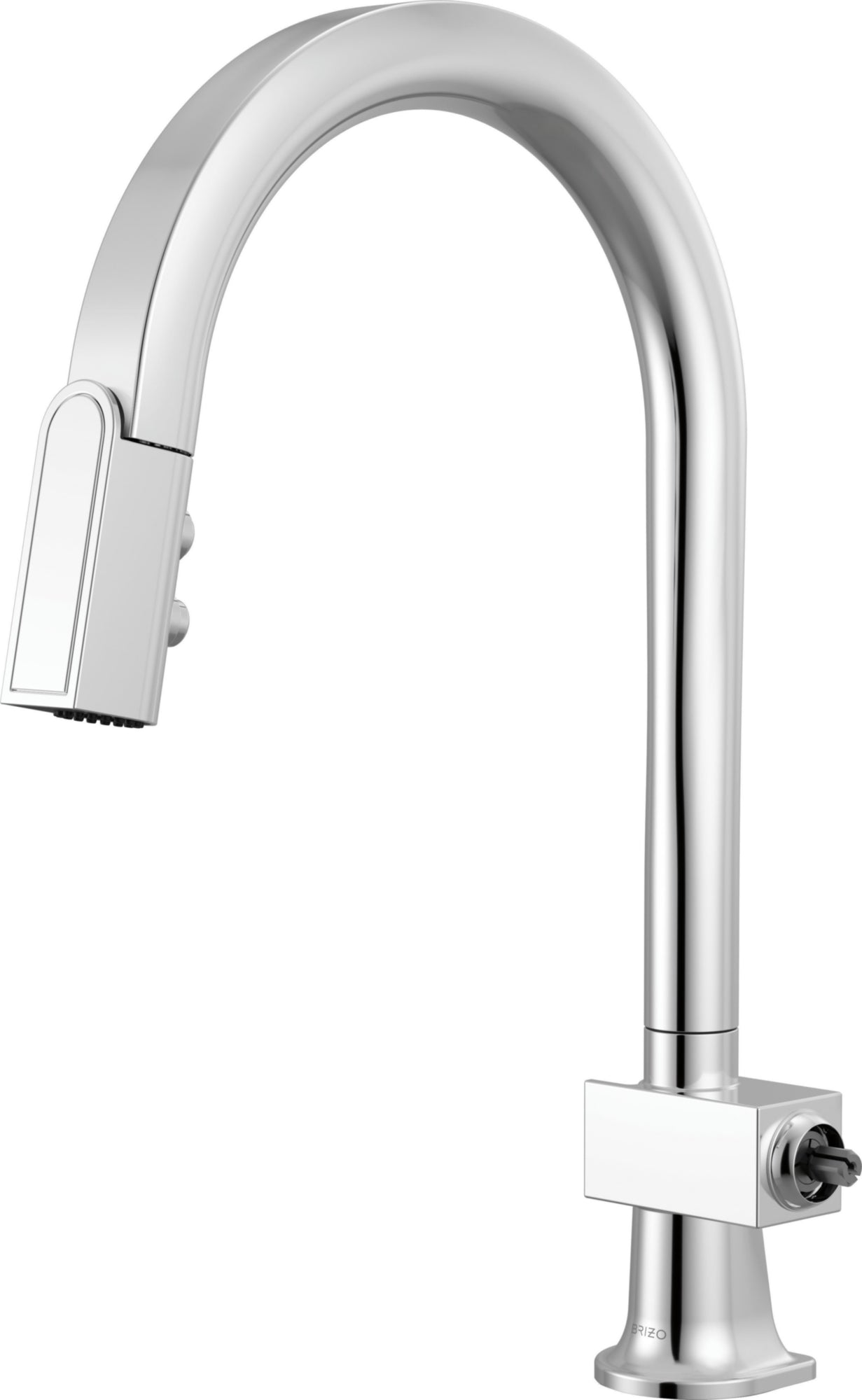 PULL-DOWN FAUCET WITH ARC SPOUT - LESS H