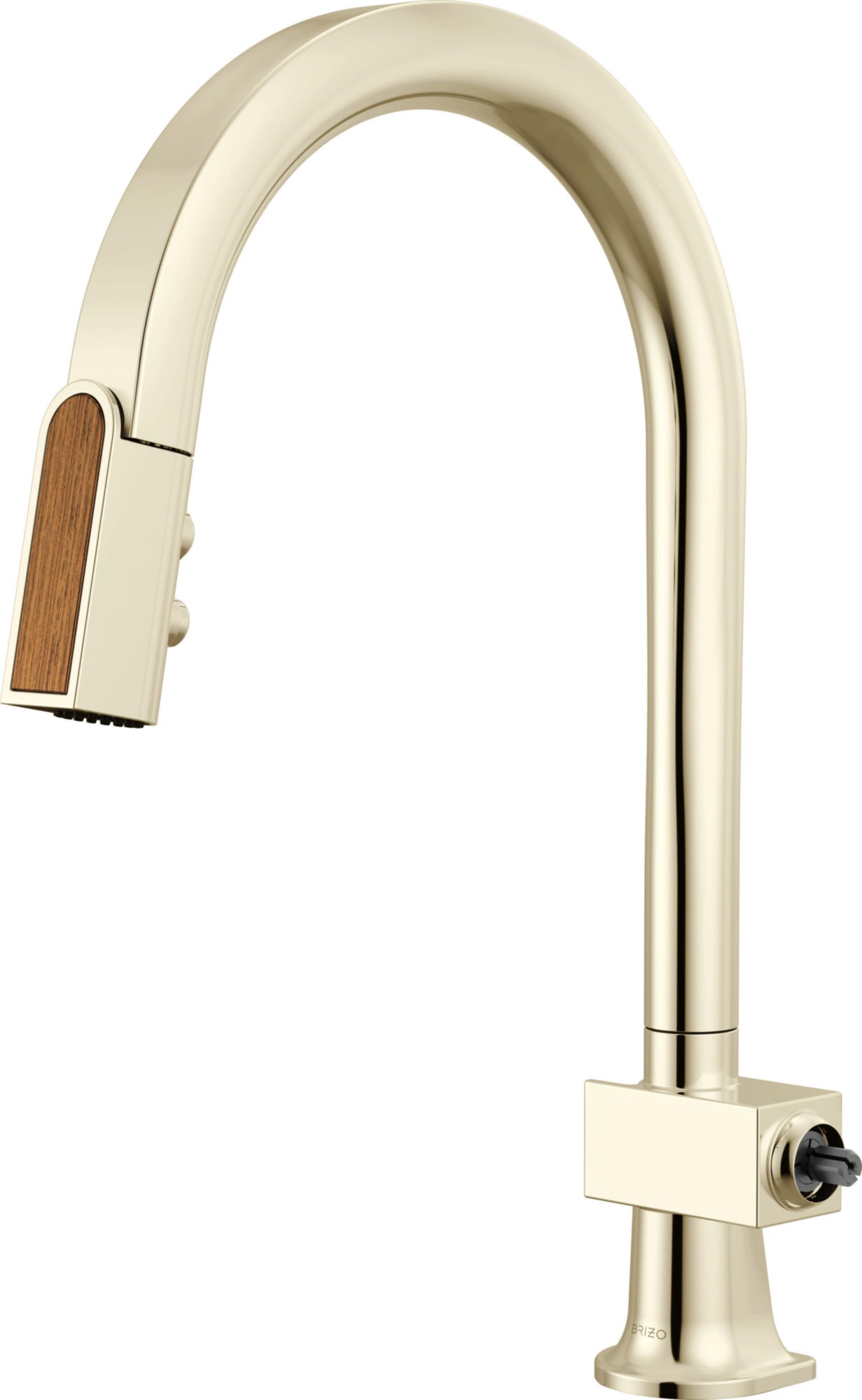 PULL-DOWN FAUCET WITH ARC SPOUT - LESS H