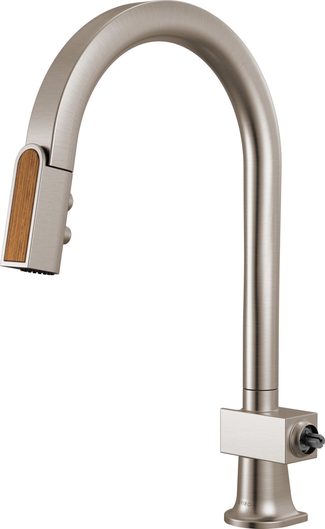 PULL-DOWN FAUCET WITH ARC SPOUT - LESS H
