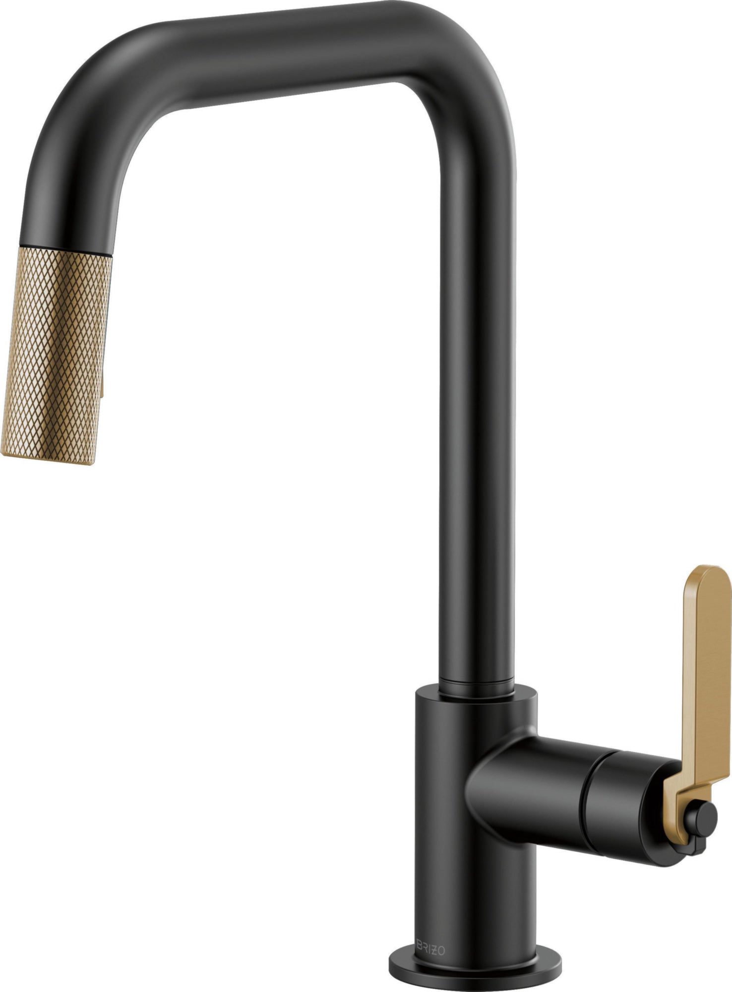 SQUARE SPOUT PULL-DOWN, INDUSTRIAL HANDLE                   